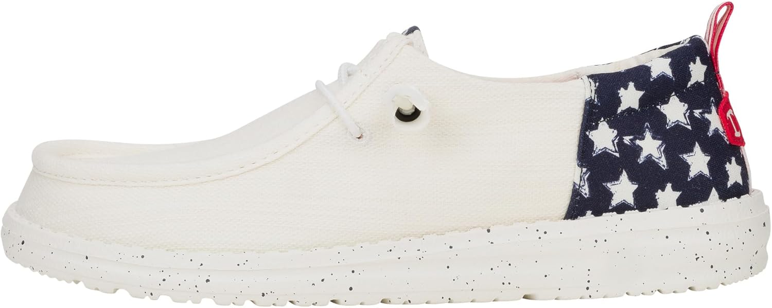 HEYDUDE Women's Wendy Canvas Slip-on Loafers for Summer Fun