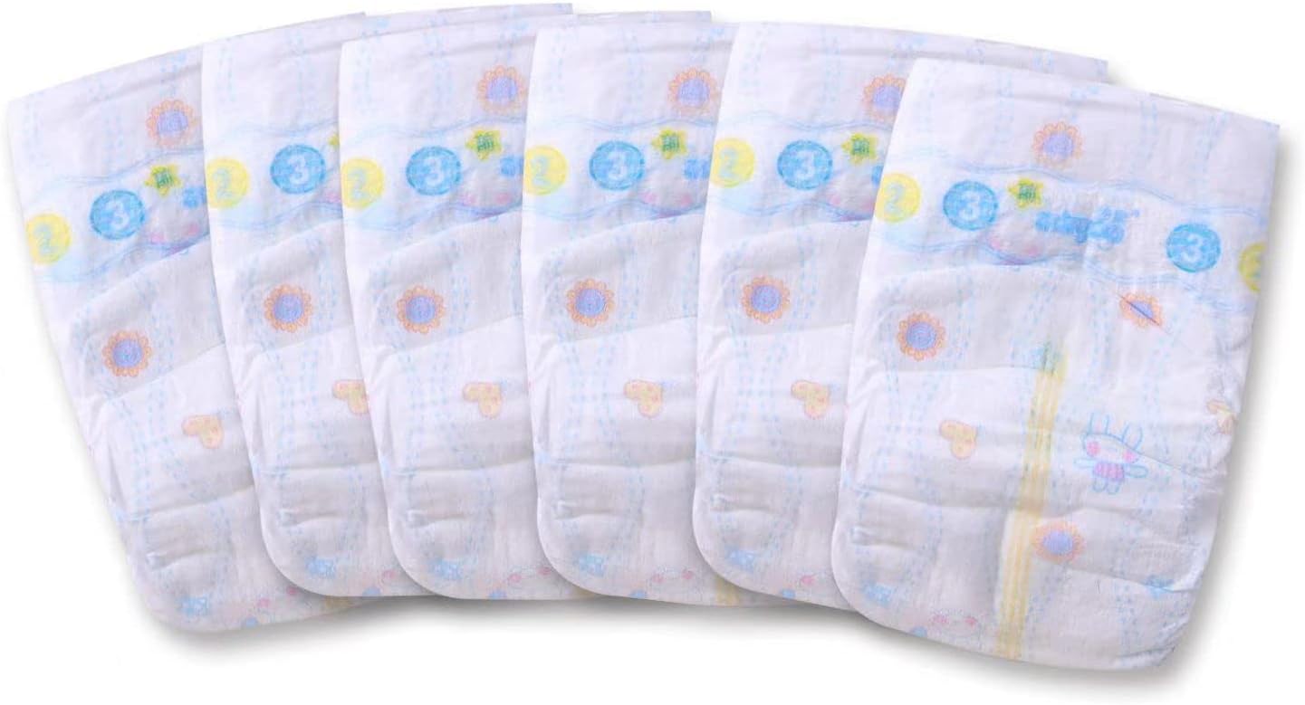 Reusable Diapers for 18-22 Newborns - 6 Pack