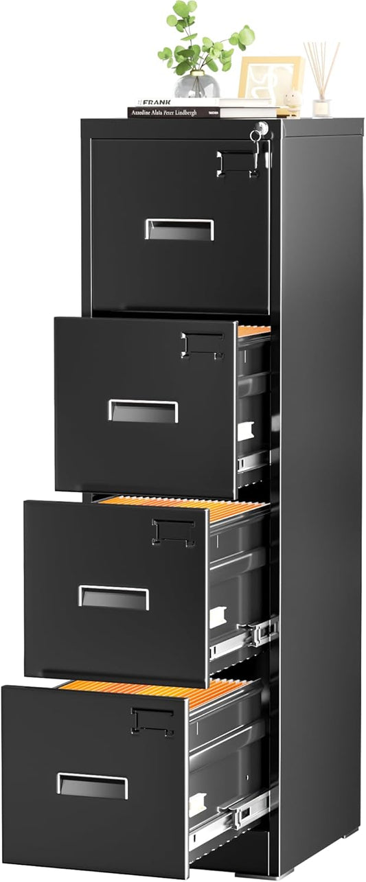 INTERGREAT 4 Drawer Vertical File Cabinet for Home Office Use