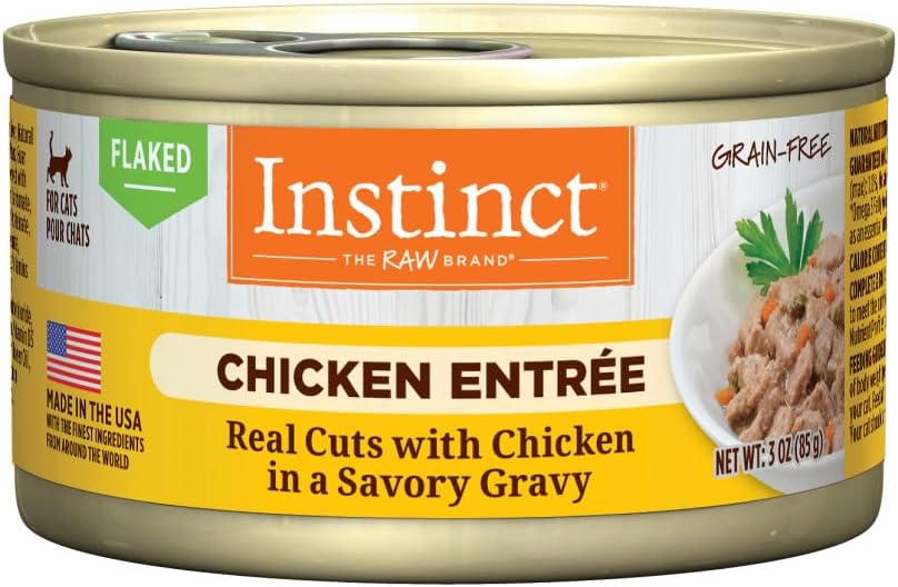 Instinct Flaked Entree Wet Canned Cat Food - Chicken Delight