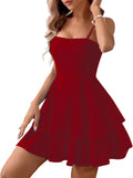 Women's Backless Bow Tie Short Dress Summer Halter - Sexy Mini