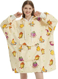 Wearable Blanket Hoodie for Women - Oversized Sherpa Pullover