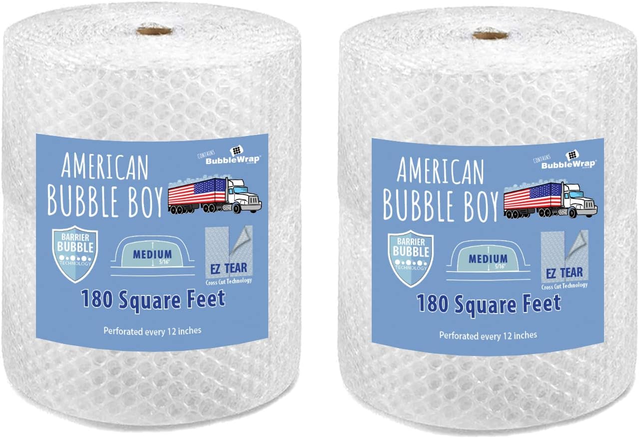 America's Best 24 Inch Wide Medium Bubble Wrap for Easy Wrapping
