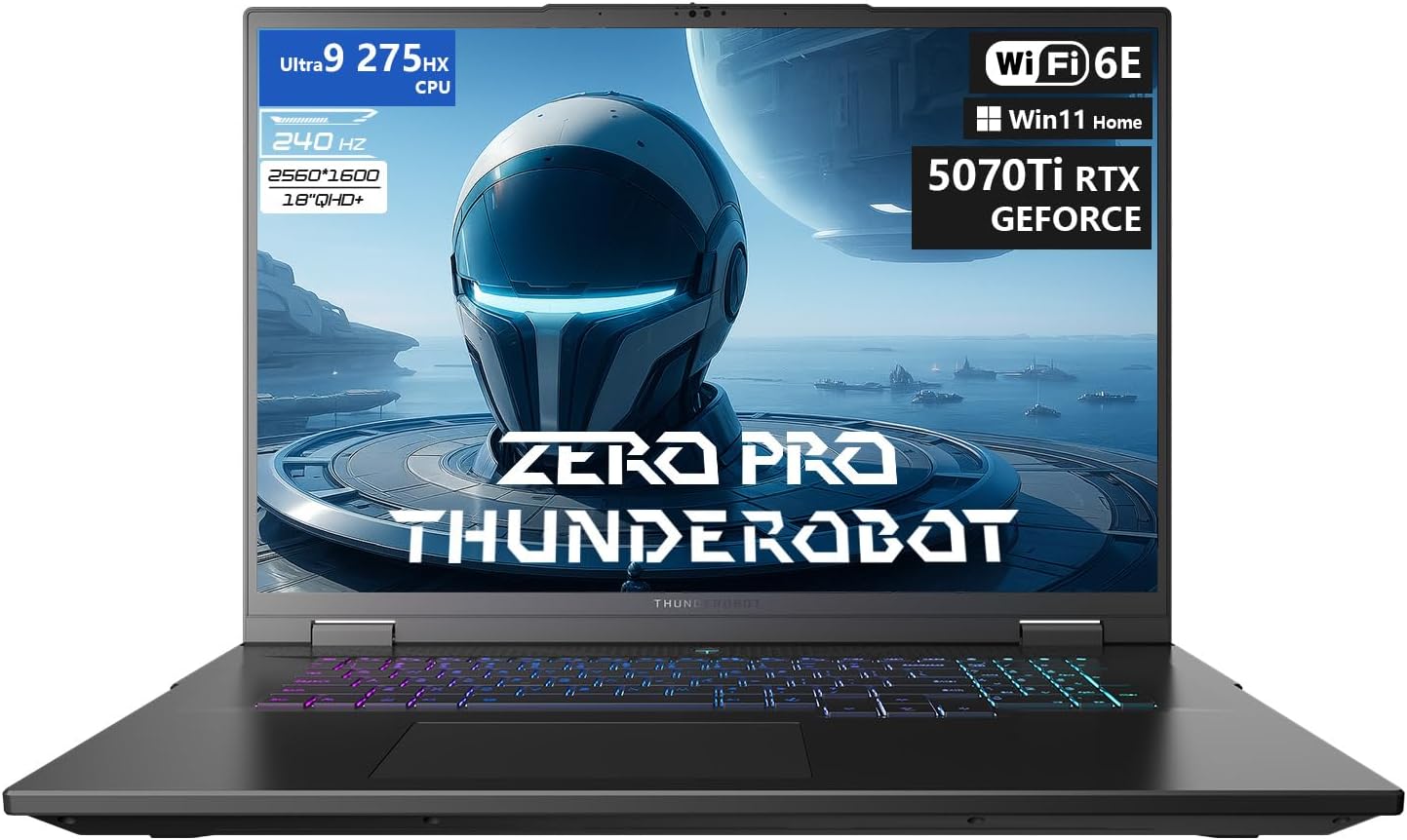 Thunderobot Zero 18 Pro Gaming Laptop with 18in QHD+ Display
