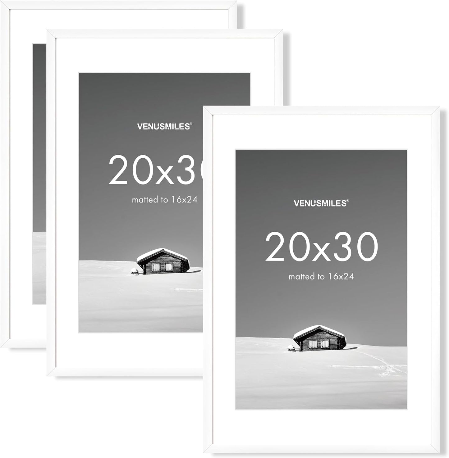 20x30 Picture Frame Set - Versatile Display for Your Photos