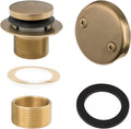 Tip-Toe Tub Trim Set with Two-Hole Overflow Faceplate - Easy No-Putty