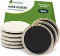 8 PCS Furniture Sliders: Easy & Safe Carpet Moving!