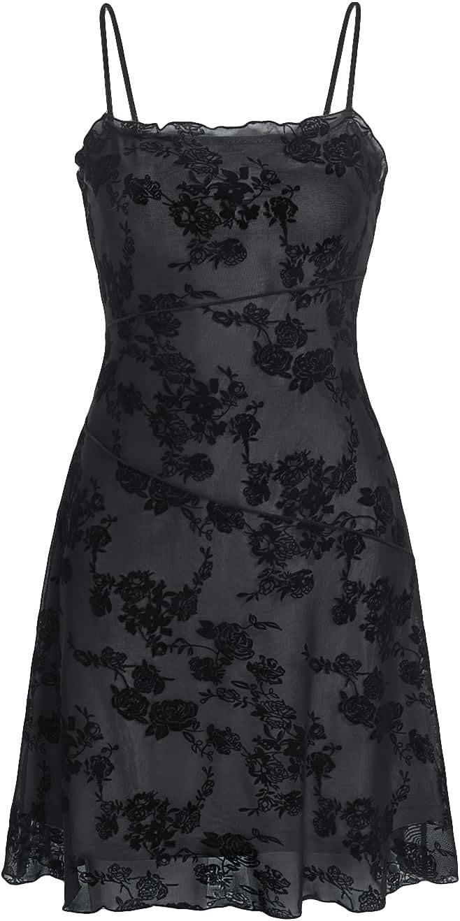 Verdusa Women's Floral Mini Dress for Summer Festivals and Parties