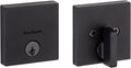 Kwikset Downtown Deadbolt Lock Matte Black - Secure, Contemporary