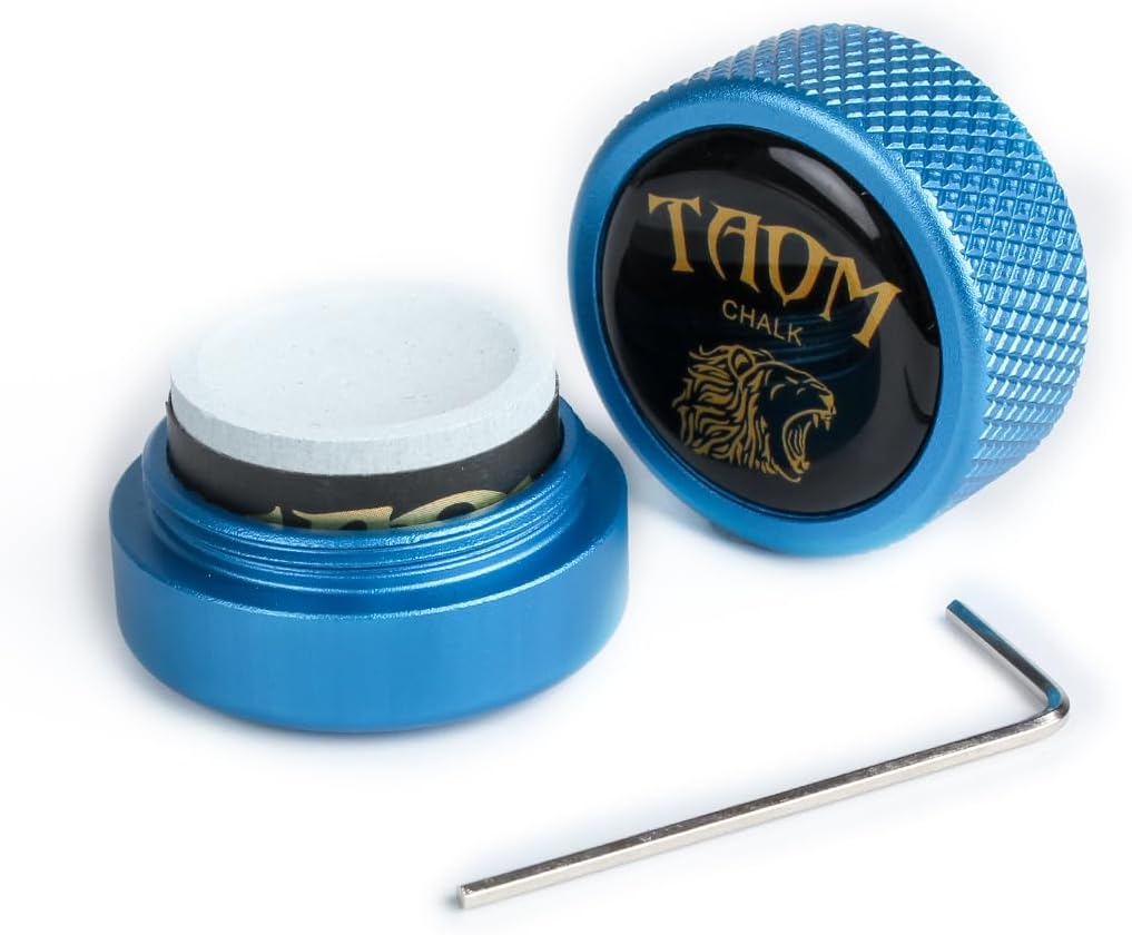TAOM Pool Chalk Holder - Ergonomic Magnetic Billiards Tool