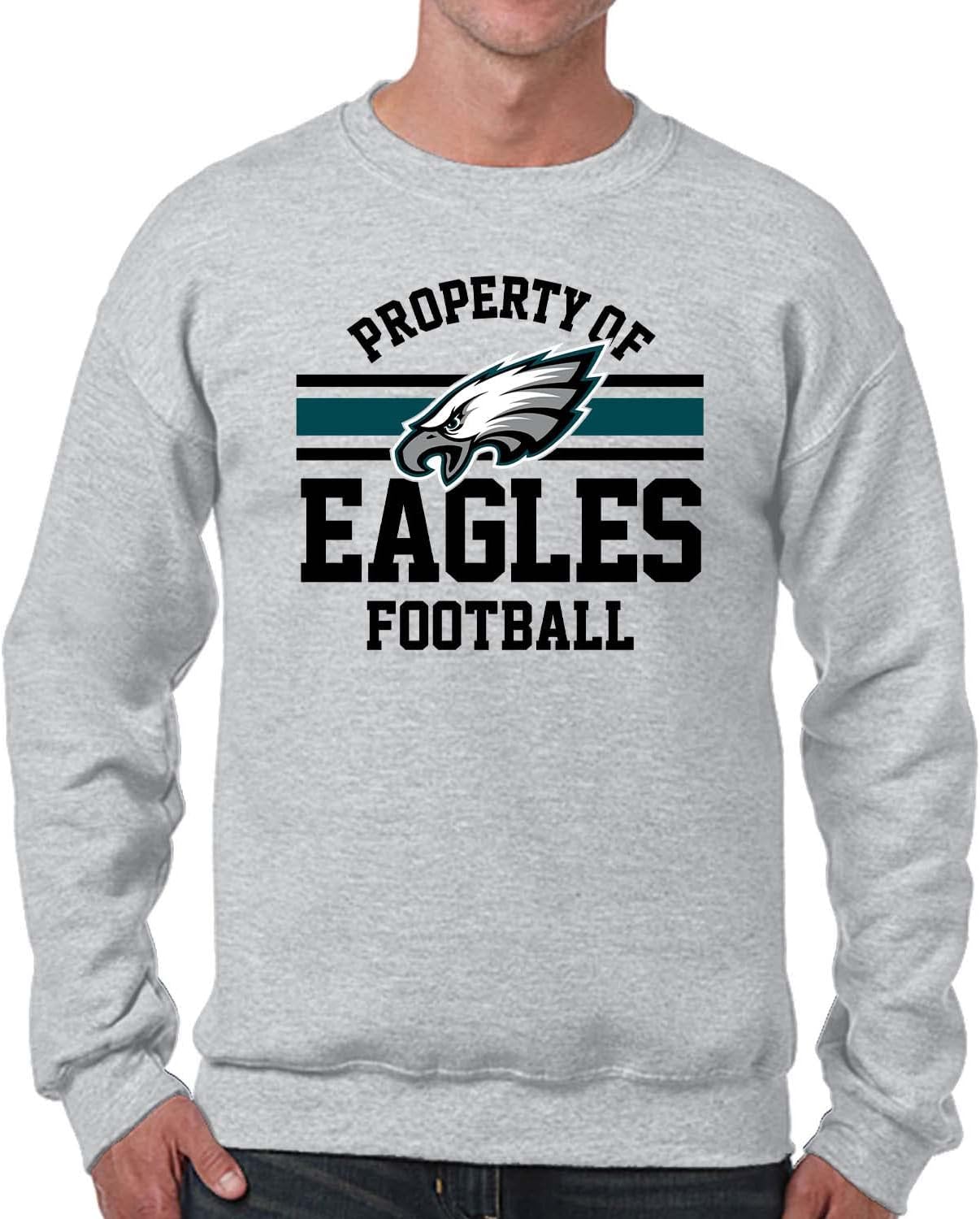 Property Of Philadelphia Eagles Crewneck Sweatshirt for Fans