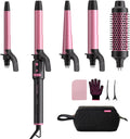 5 in 1 Automatic Rotating Curling Iron Set - Quick Beach Waves