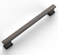 Oil Rubbed Bronze Cabinet Pulls 7 in Hole Centers - Durable 10 Pack