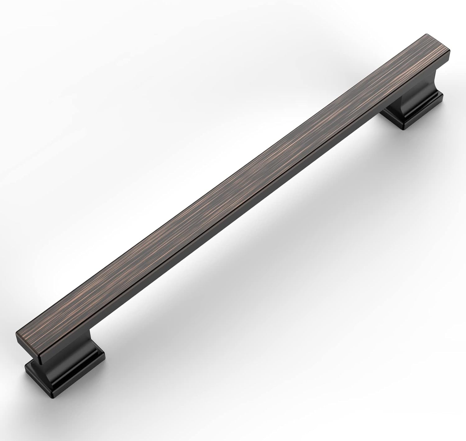 Amerdeco 10 Pack Oil Rubbed Bronze Cabinet Pulls for Kitchen
