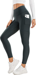 CRZ YOGA Thermal Fleece Lined Leggings Women 25in - Warm High Waisted