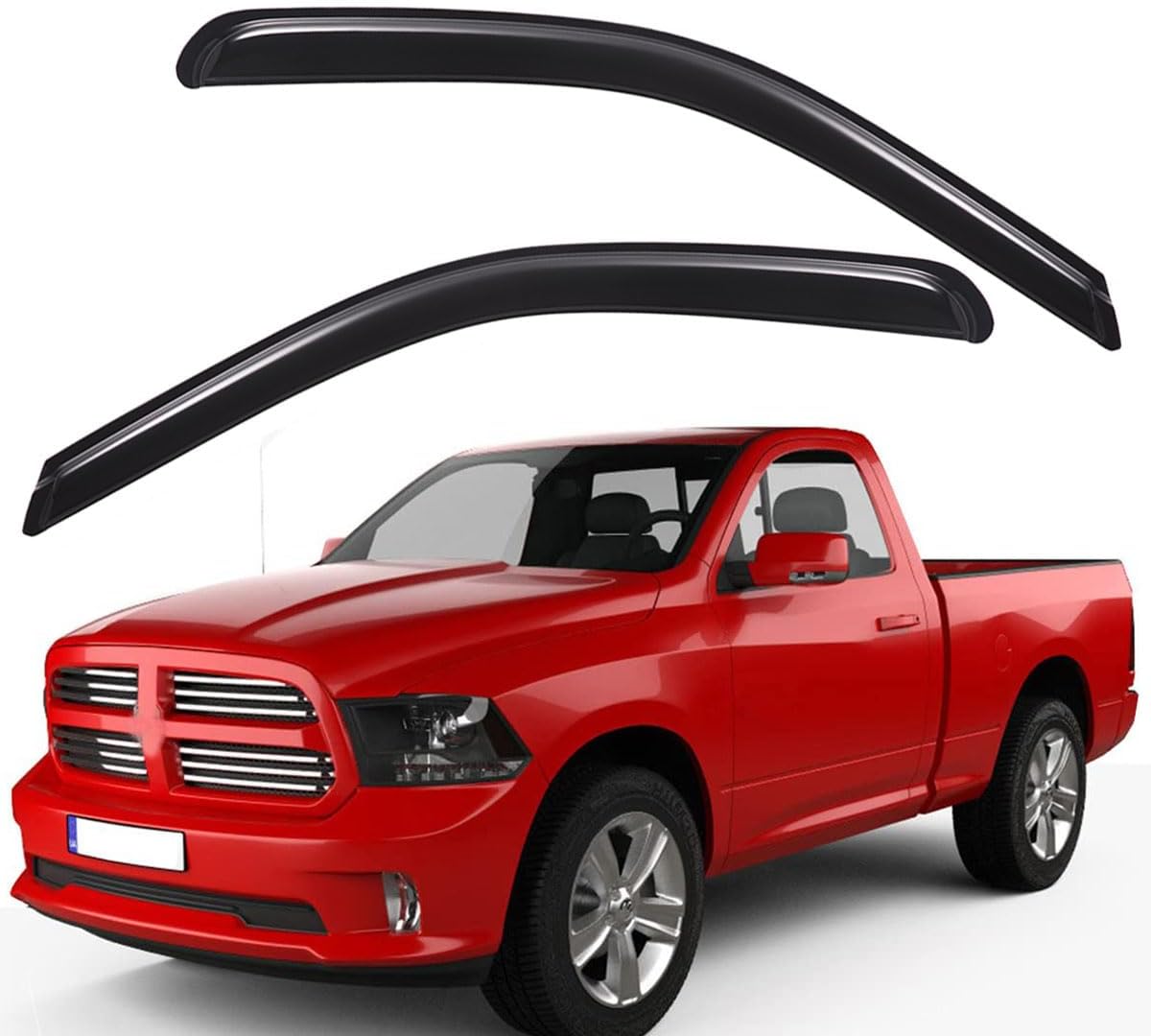 Lightronic Auto Vent Window Visor for Dodge Ram 1500 & 2500
