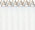 LUXRITE F32T8 32W 48in T8 Fluorescent Tube Light Bulb - Daylight