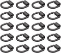 1/2 in Heavy Duty Weld-On Forged D Ring 20 Pack - 12,000 lb