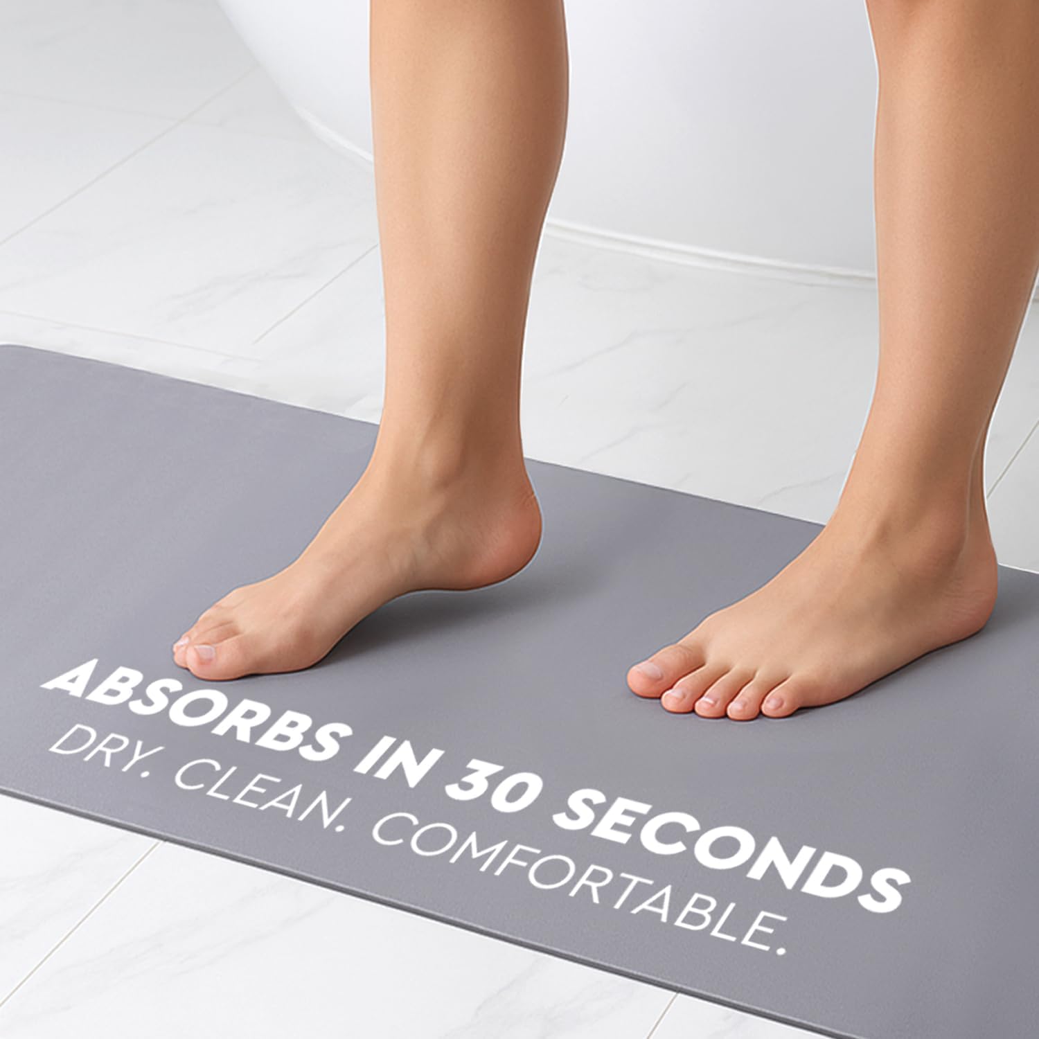 Ultra-Absorbent Bath Mat with Non-Slip Backing for Safety