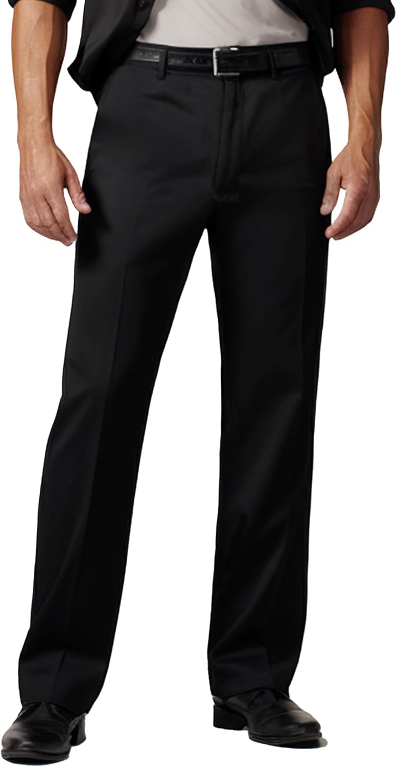 Men's Cozy Hidden Expandable Waist Dress Pants for Comfort