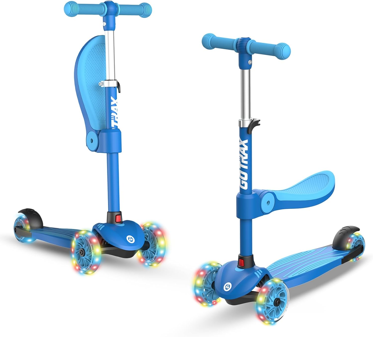 Gotrax KS3 Kids 3-Wheel Scooter - LED Wheels & Removable Seat!