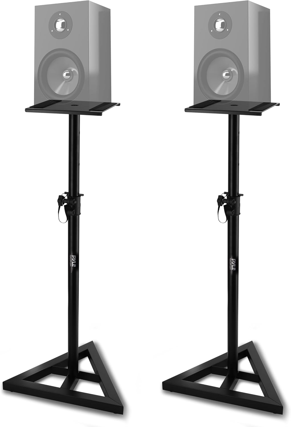 Pyle Telescoping Speaker Stands - Height Adjustable 26-52