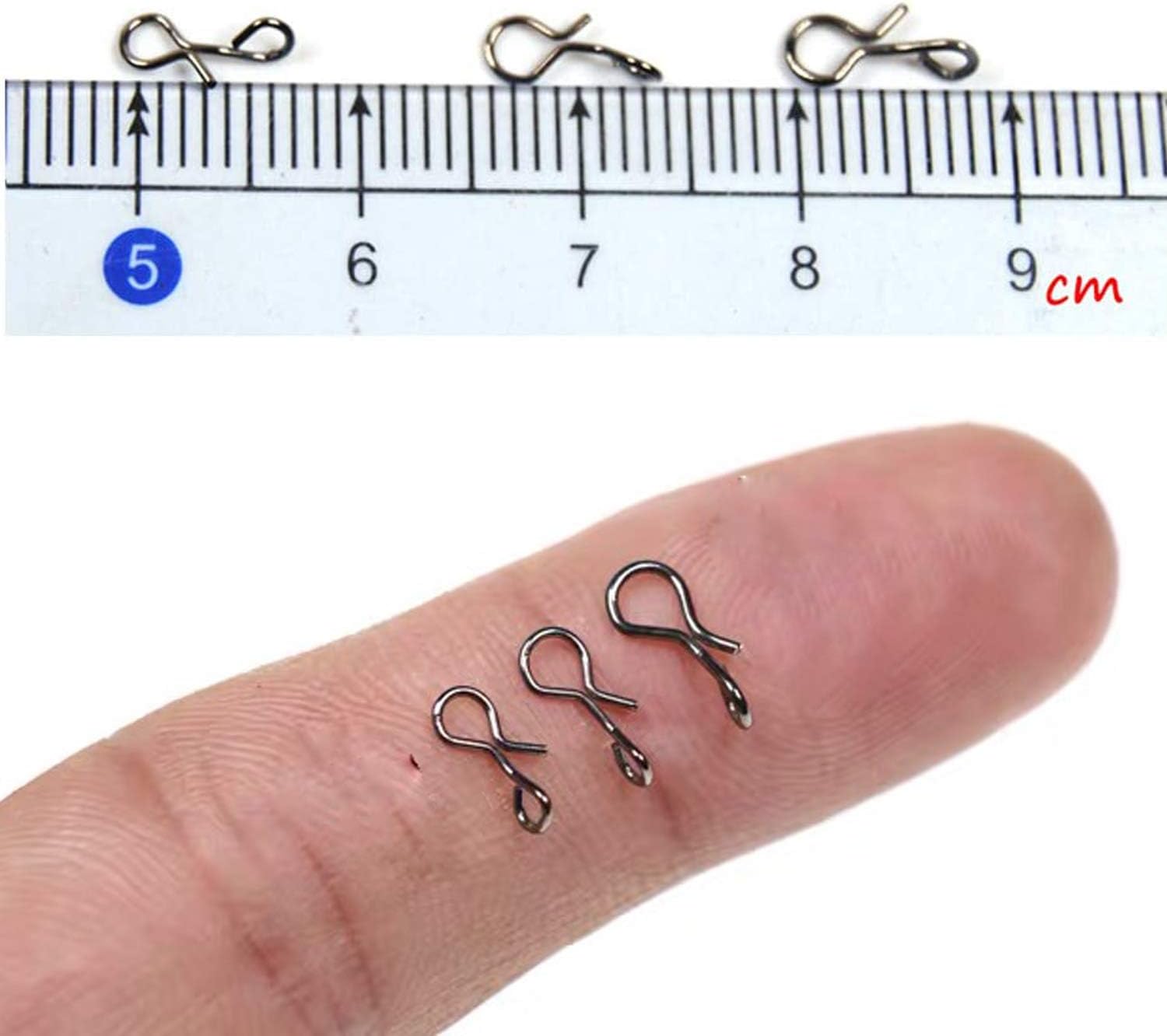 Quick Change Stainless Steel Fly Hook Snaps - GREATFISHING