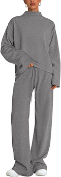 PRETTYGARDEN Two Piece Sets for Women Fall Sweatsuit - Comfortable