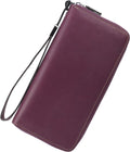 Small Compact Women Wallet RFID Blocking Leather Bifold - ID Window