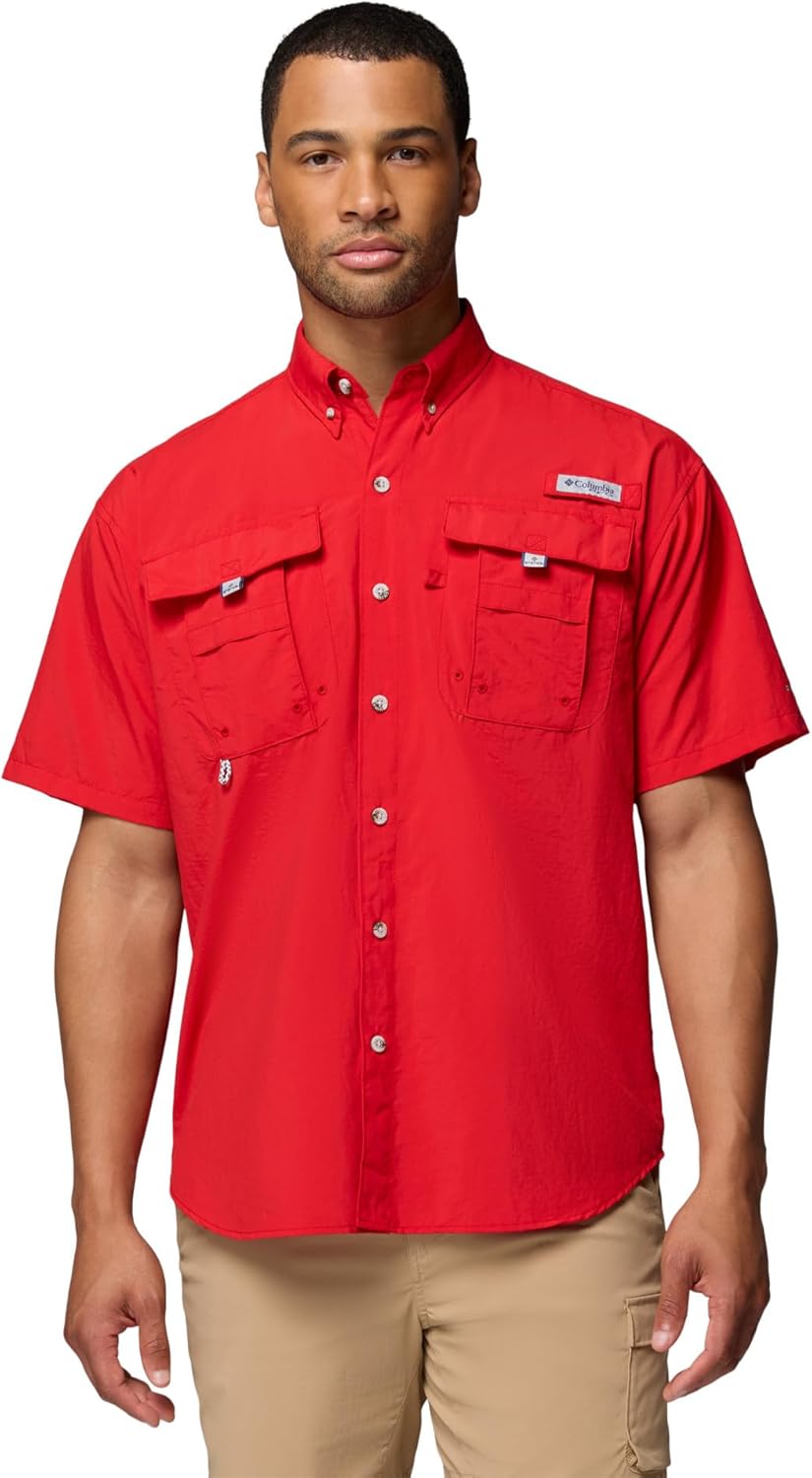 Columbia Men's PFG Bahama II Short Sleeve Shirt for Anglers