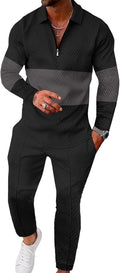 UOUA Mens 2 Piece Set Casual Outfits for All-Day Comfort