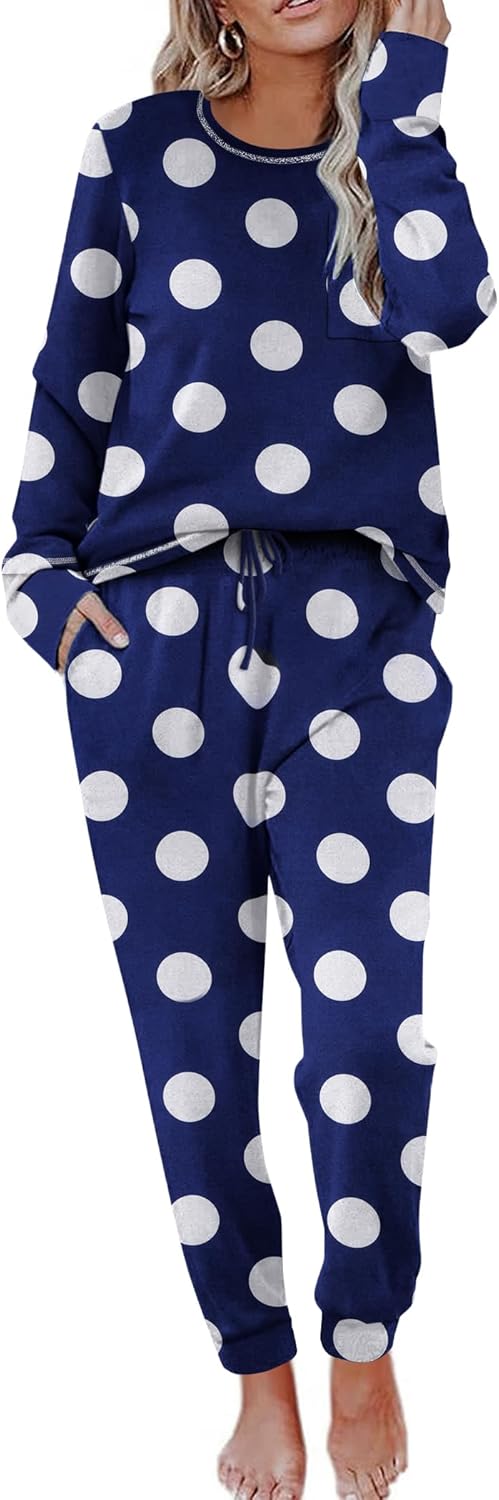 Ekouaer Pajamas Women's Long Sleeve Pj Set for Ultimate Comfort