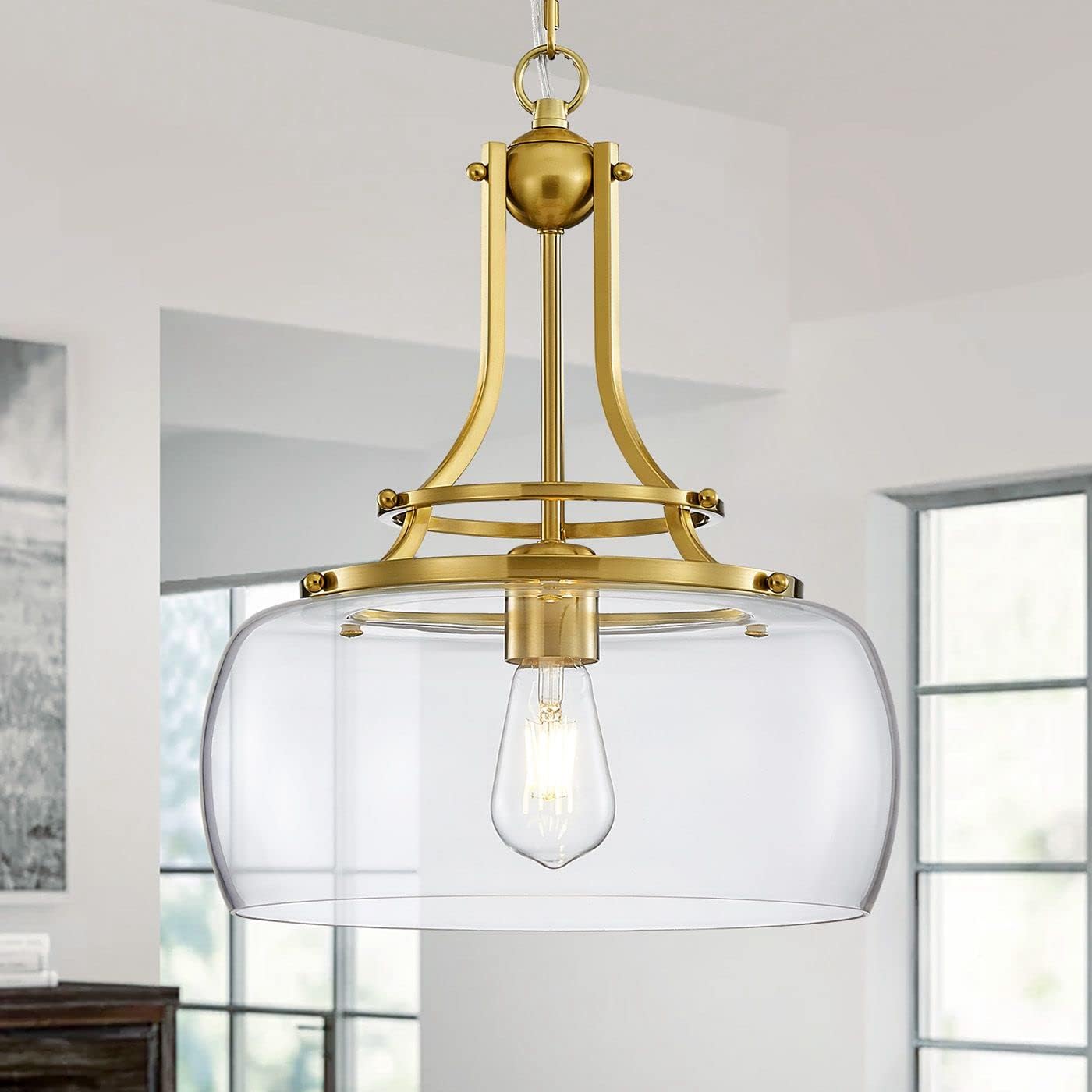 Rustic Farmhouse Industrial Chandelier Pendant Light Fixture
