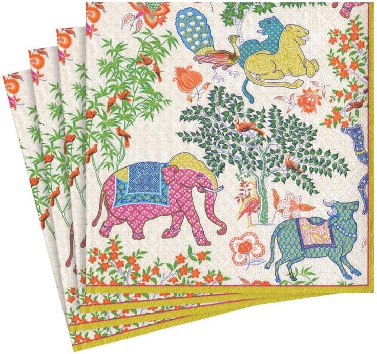 Stylish 20-Pack Cocktail Napkins by Caspari