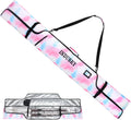 Ski Bag for Air Travel - Waterproof 900D Padded Ski Bag Fits to 200cm
