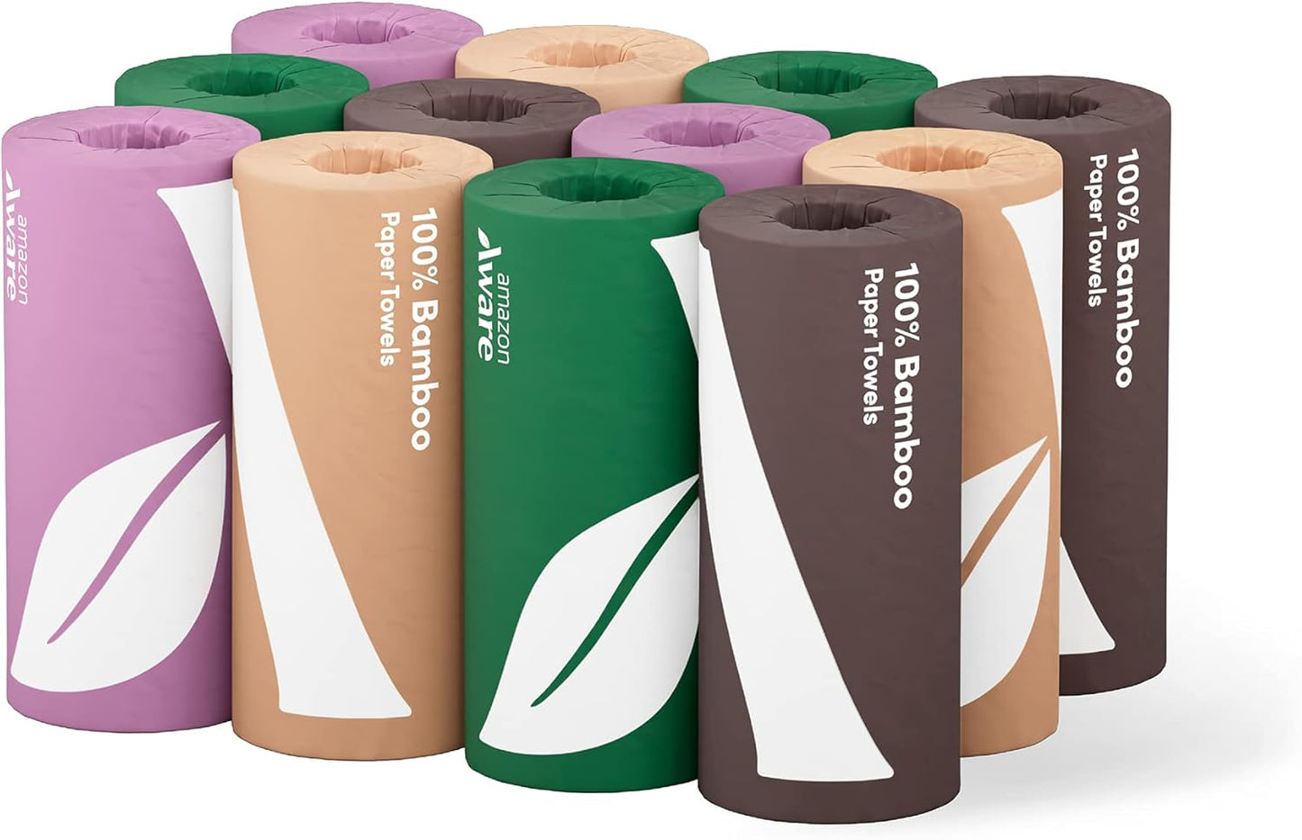 100% Bamboo Paper Towels - Strong, Absorbent, Eco-Friendly Rolls