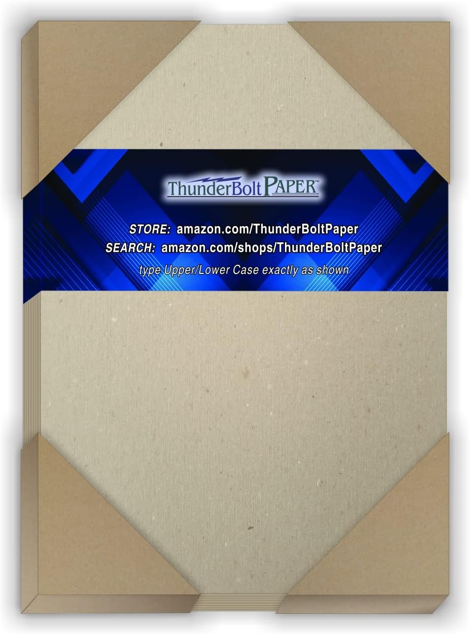 50 Sheets Medium Weight Chipboard for Crafting and Packing