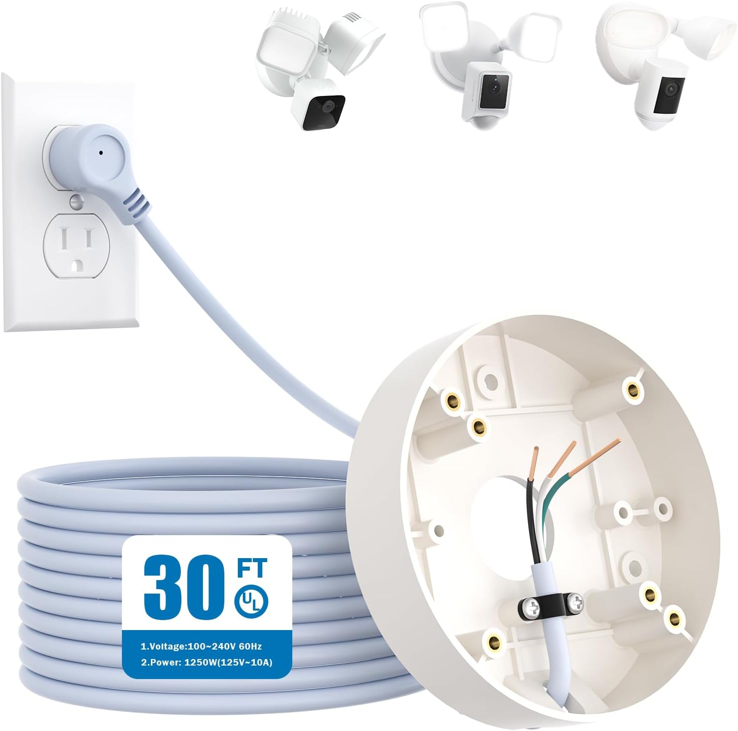 Ultimate Power and Mount Solution for Floodlight Cameras
