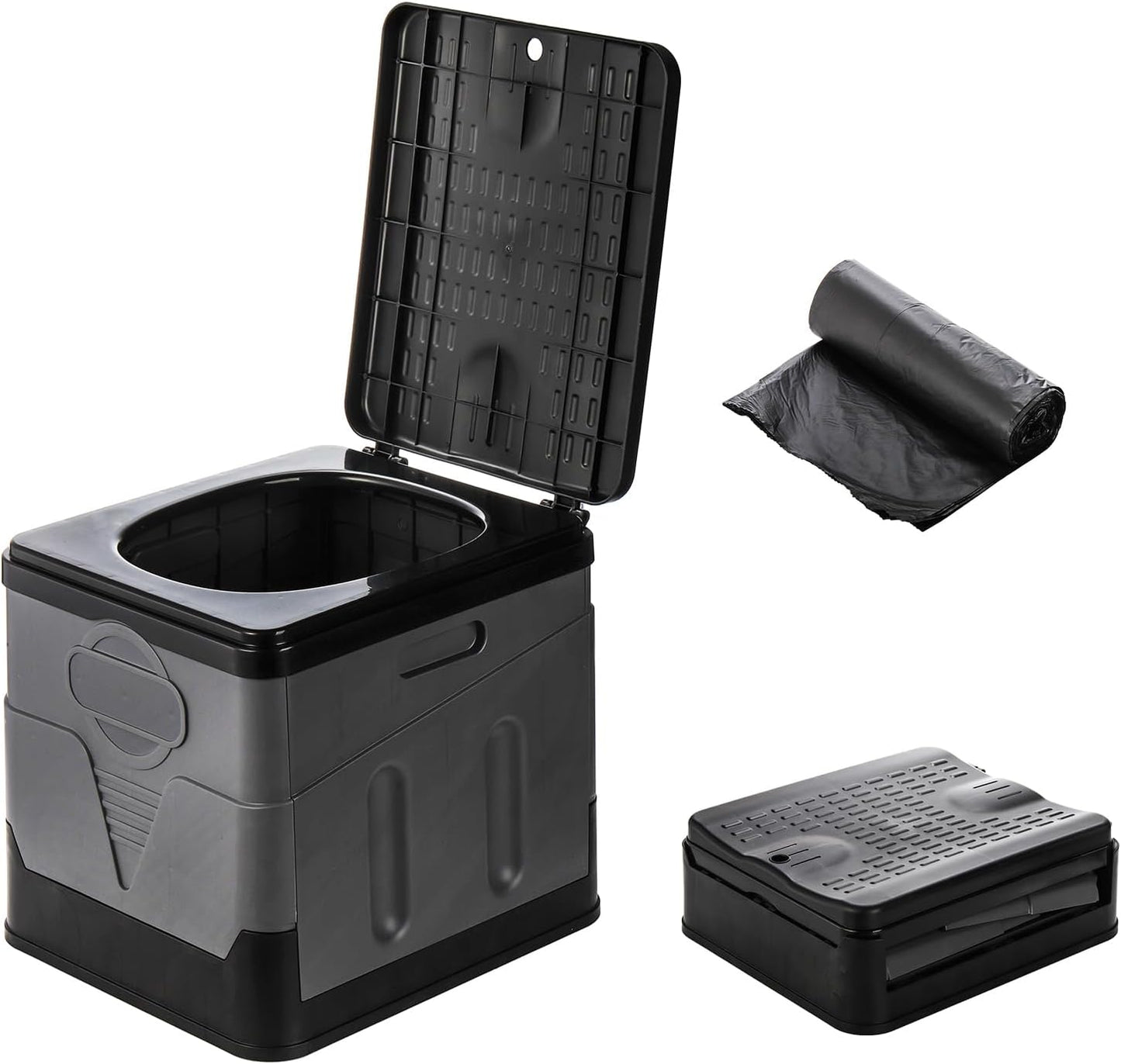 ZENFUN Foldable Portable Camping Toilet - Emergency Essential!