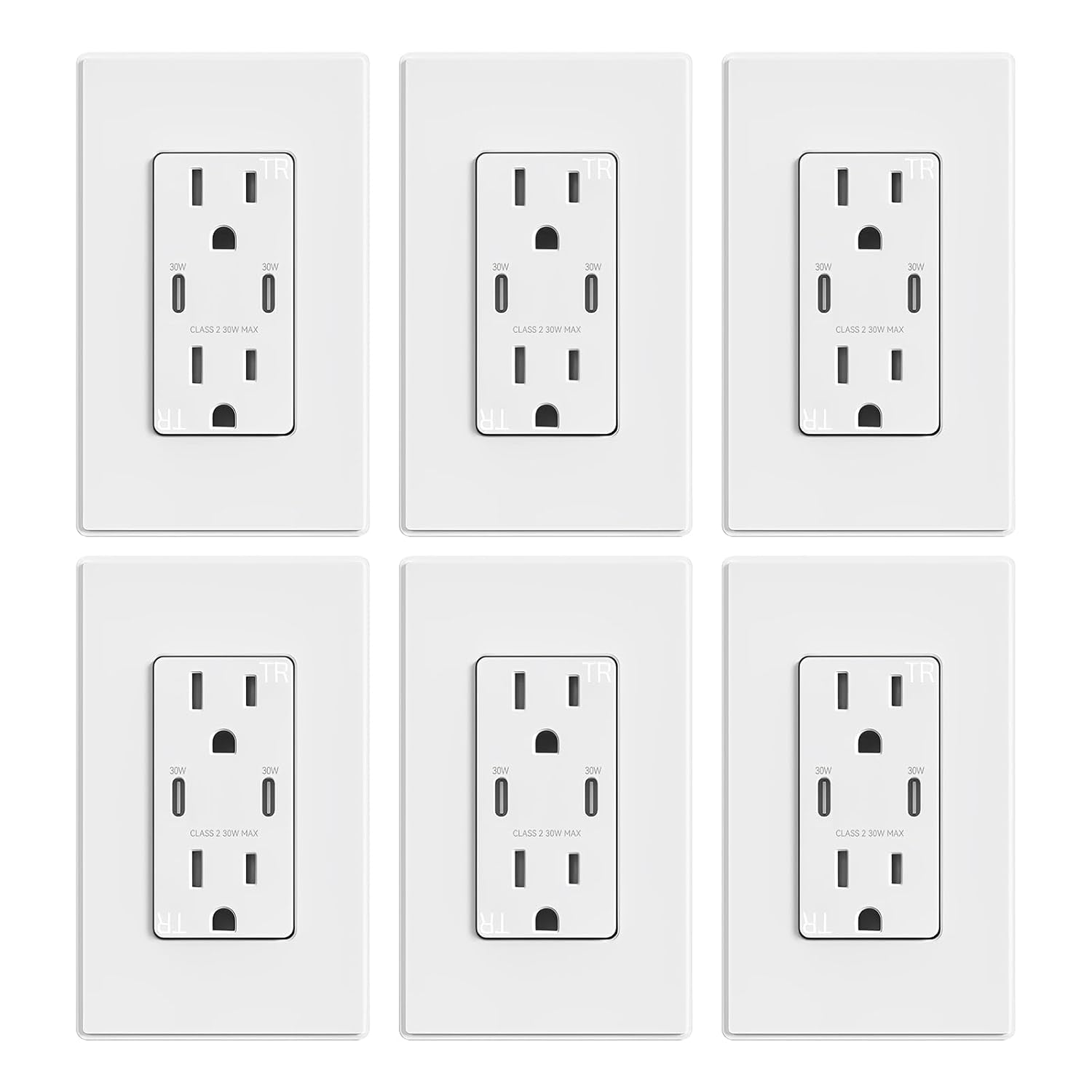 ELEGRP USB Outlet Receptacle for Fast Charging and Power Delivery