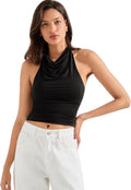 Women's Halter Backless Tank Top by SUUKSESS for Warm Nights