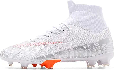 HHY Men's Soccer Cleats High-Tops Non-Slip Spikes for Performance