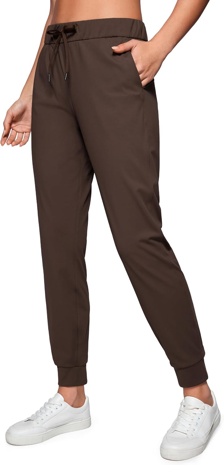 CRZ YOGA 4-Way Stretch Joggers for Women - Perfect for Travel