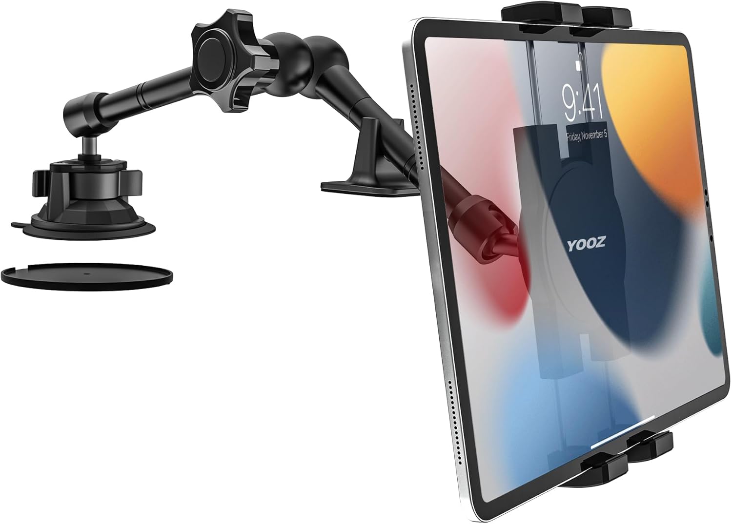 Car Tablet Mount for Dashboard Windshield - Heavy Duty Holder