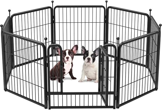 FXW Rollick Dog Playpen for Camping and Yard Use, 24 in Height
