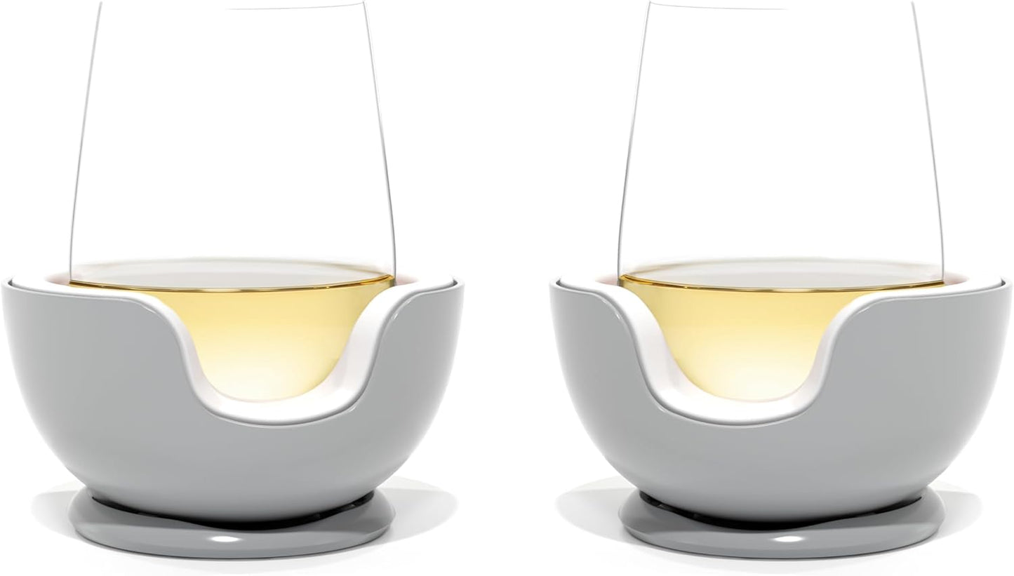 VoChill Stemless Wine Glass Chiller for Perfectly Chilled Wine
