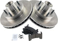 TRQ Front Brake Pad & Rotor Kit Compatible with Buick Chevrolet GMC