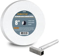 Bench Grinder Wheel 8 in 120 Grit with Diamond Dresser - Precision