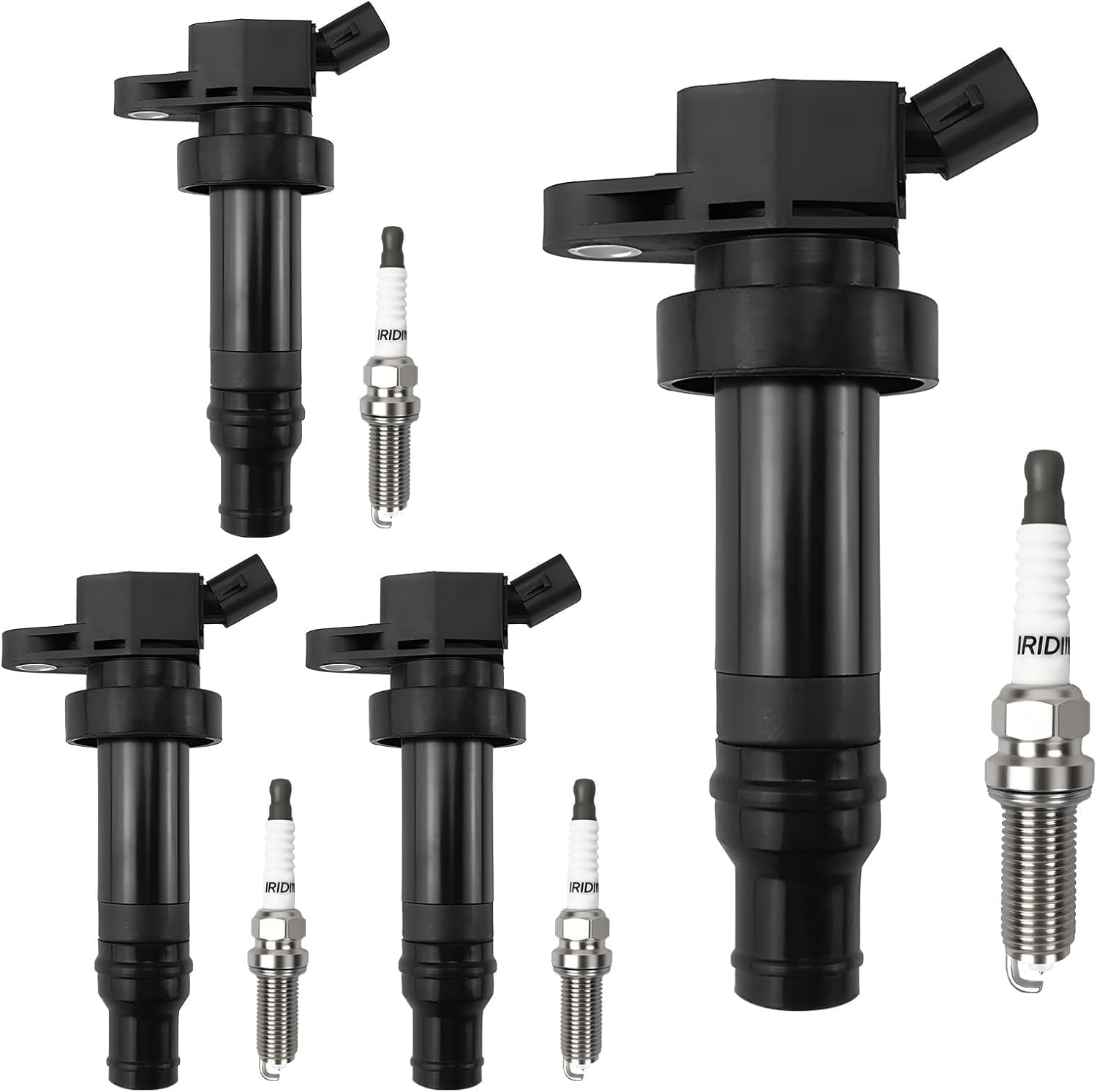 UF652 Ignition Coil & 93815 Spark Plug Set for Hyundai & Kia