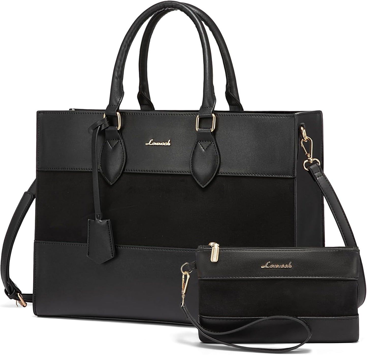 LOVEVOOK Laptop Tote Bag for Women: Stylish Work Tote Design